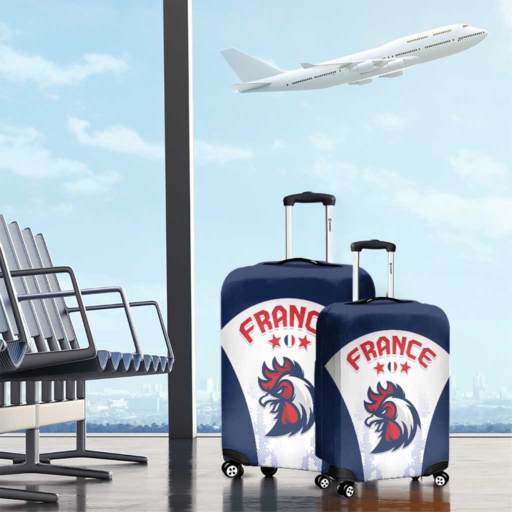 France 2024 Football Luggage Cover Go Champions Les Bleus LT05 - Wonder Print Shop