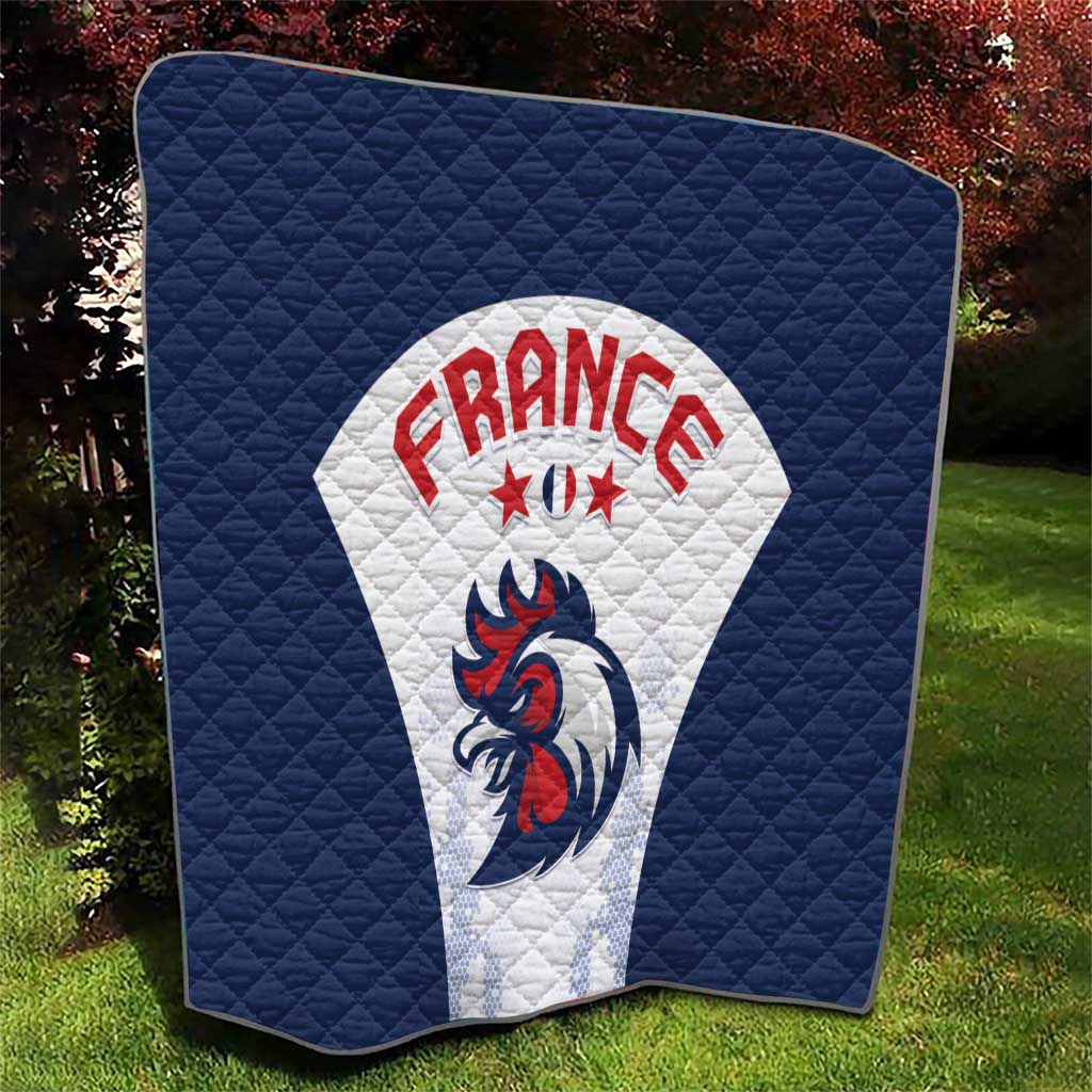 France 2024 Football Quilt Go Champions Les Bleus LT05 - Wonder Print Shop