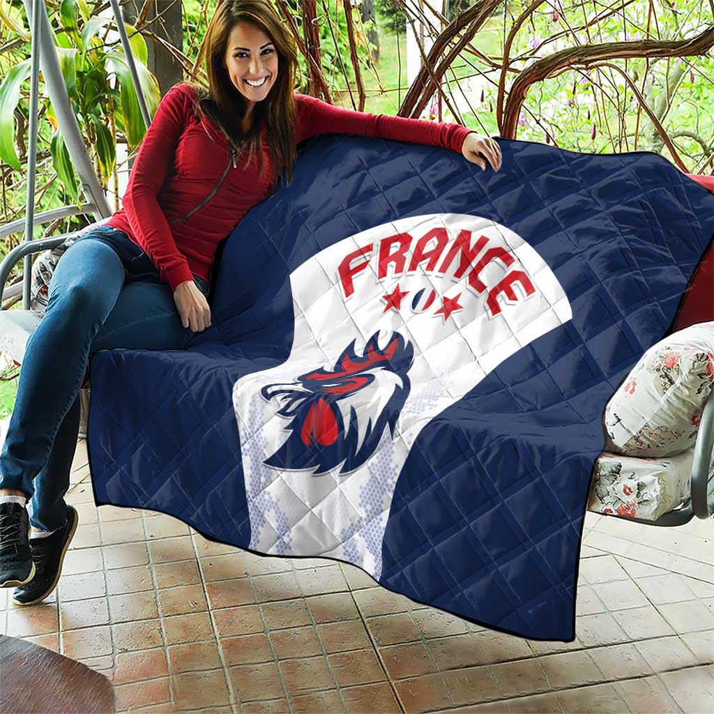 France 2024 Football Quilt Go Champions Les Bleus LT05 - Wonder Print Shop