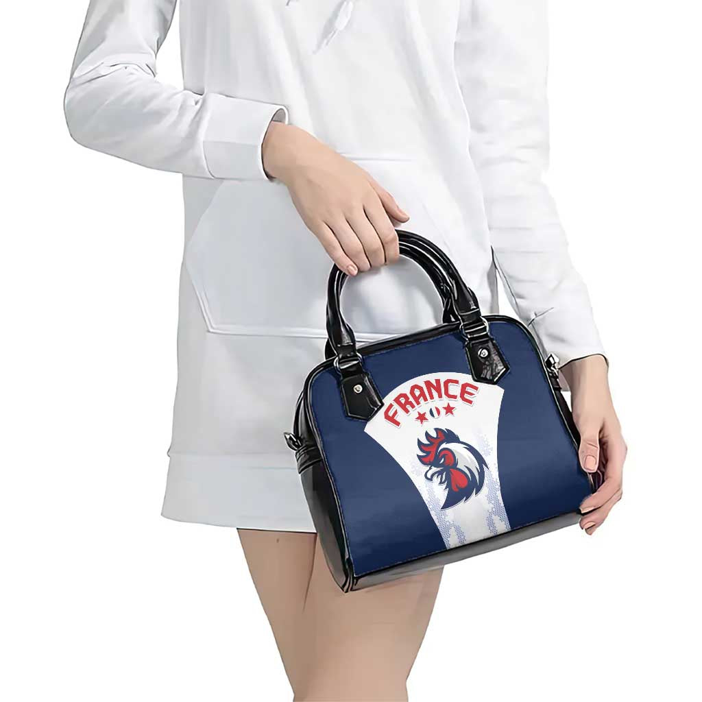 Custom France 2024 Football Shoulder Handbag Go Champions Les Bleus
