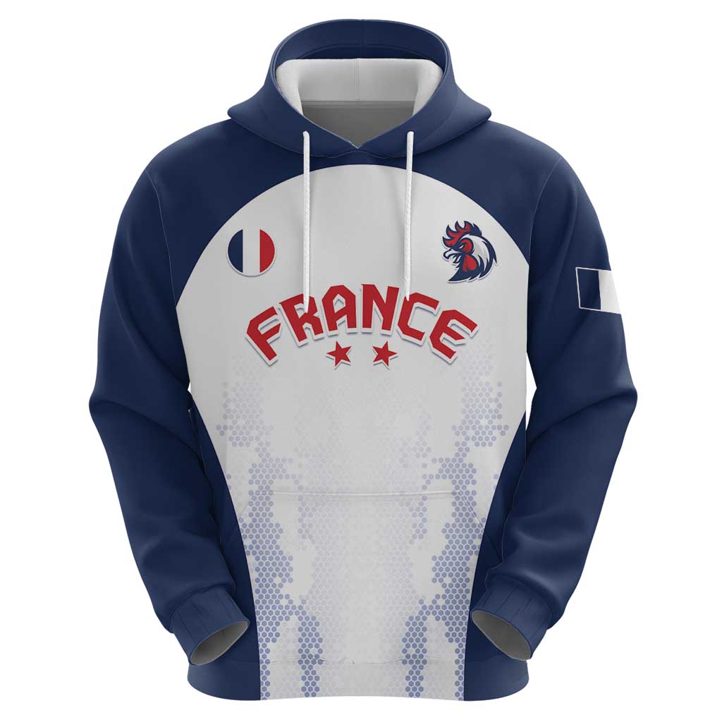 Custom France 2024 Football Zip Hoodie Go Champions Les Bleus LT05 - Wonder Print Shop