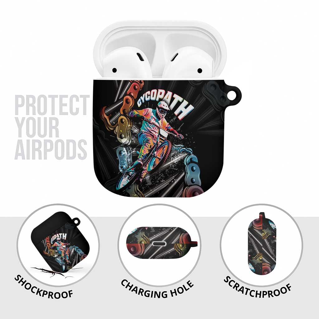 Cycopath Funny Cycling AirPods Case Cycling lovers - Wonder Print Shop