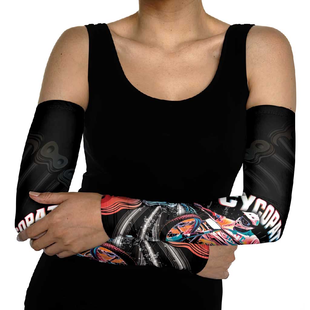 Cycopath Funny Cycling Arm Sleeves Cycling lovers - Wonder Print Shop