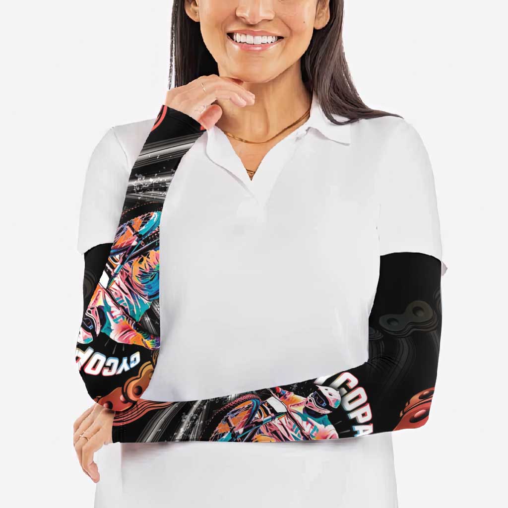 Cycopath Funny Cycling Arm Sleeves Cycling lovers - Wonder Print Shop