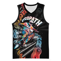 Cycopath Funny Cycling Basketball Jersey Cycling lovers - Wonder Print Shop