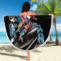 Cycopath Funny Cycling Beach Blanket Cycling lovers - Wonder Print Shop