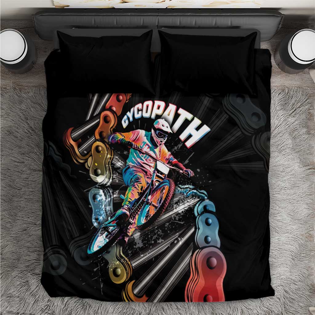 Cycopath Funny Cycling Bedding Set Cycling lovers - Wonder Print Shop