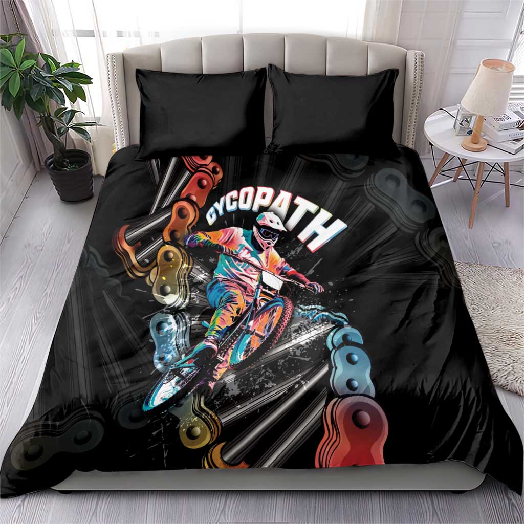 Cycopath Funny Cycling Bedding Set Cycling lovers - Wonder Print Shop