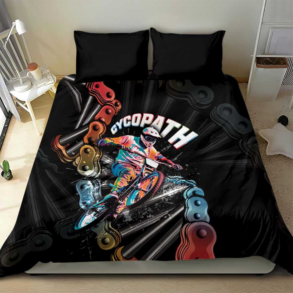 Cycopath Funny Cycling Bedding Set Cycling lovers - Wonder Print Shop
