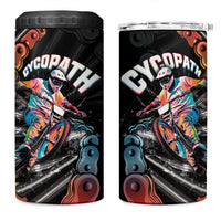 Cycopath Funny Cycling 4 in 1 Can Cooler Tumbler Cycling lovers - Wonder Print Shop