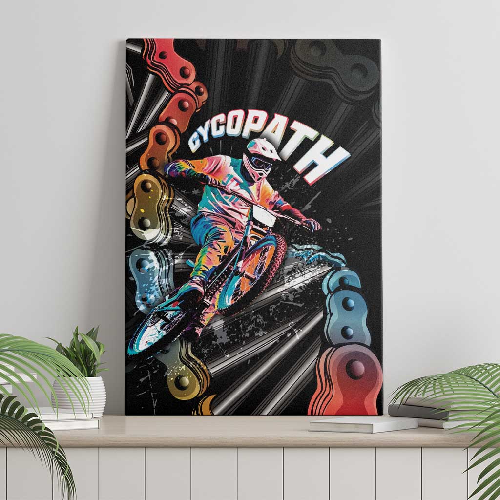 Cycopath Funny Cycling Canvas Wall Art Cycling lovers - Wonder Print Shop