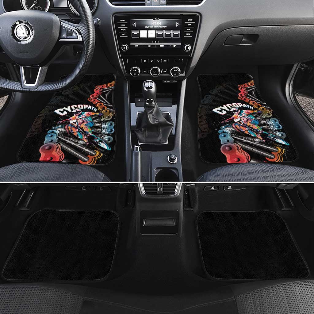 Cycopath Funny Cycling Car Mats Cycling lovers - Wonder Print Shop