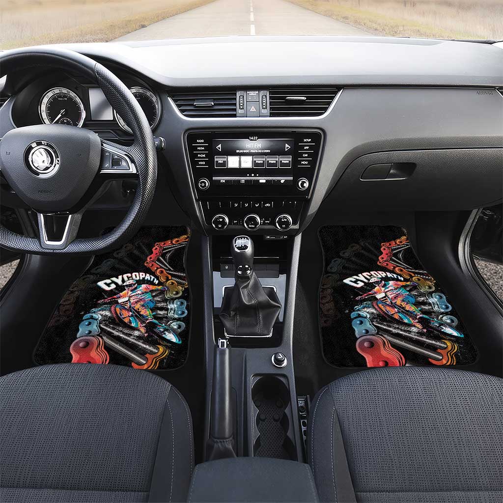 Cycopath Funny Cycling Car Mats Cycling lovers - Wonder Print Shop