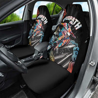 Cycopath Funny Cycling Car Seat Cover Cycling lovers - Wonder Print Shop
