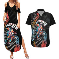 Cycopath Funny Cycling Couples Matching Summer Maxi Dress and Hawaiian Shirt Cycling lovers - Wonder Print Shop