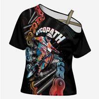 Cycopath Funny Cycling Cross Shoulder Shirt Cycling lovers - Wonder Print Shop