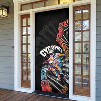 Cycopath Funny Cycling Door Cover Cycling lovers - Wonder Print Shop