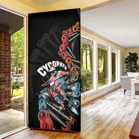 Cycopath Funny Cycling Door Cover Cycling lovers - Wonder Print Shop