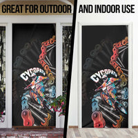Cycopath Funny Cycling Door Cover Cycling lovers - Wonder Print Shop