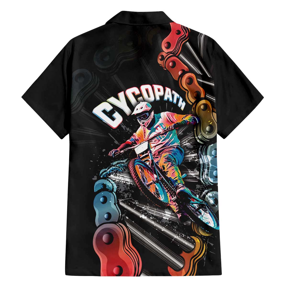 Cycopath Funny Cycling Family Matching Off The Shoulder Long Sleeve Dress and Hawaiian Shirt Cycling lovers - Wonder Print Shop