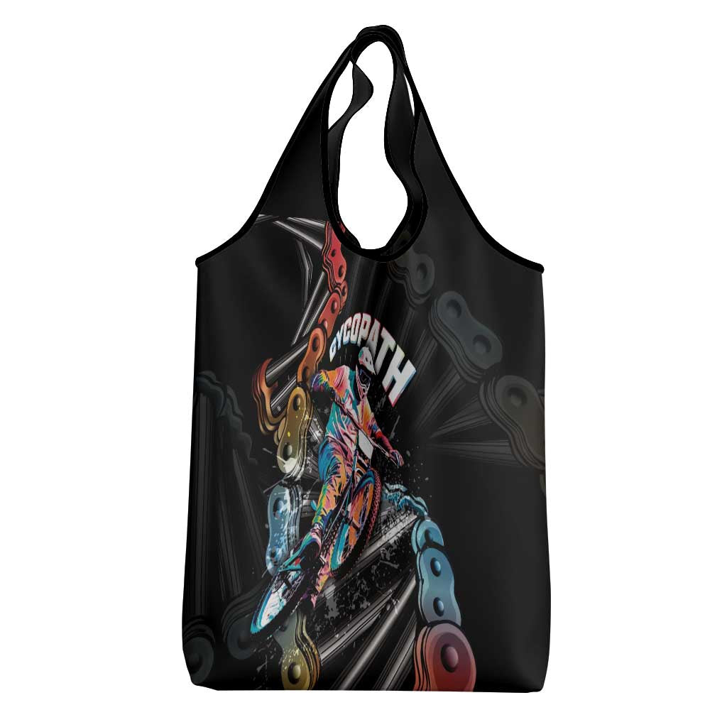 Cycopath Funny Cycling Grocery Bag Cycling lovers - Wonder Print Shop