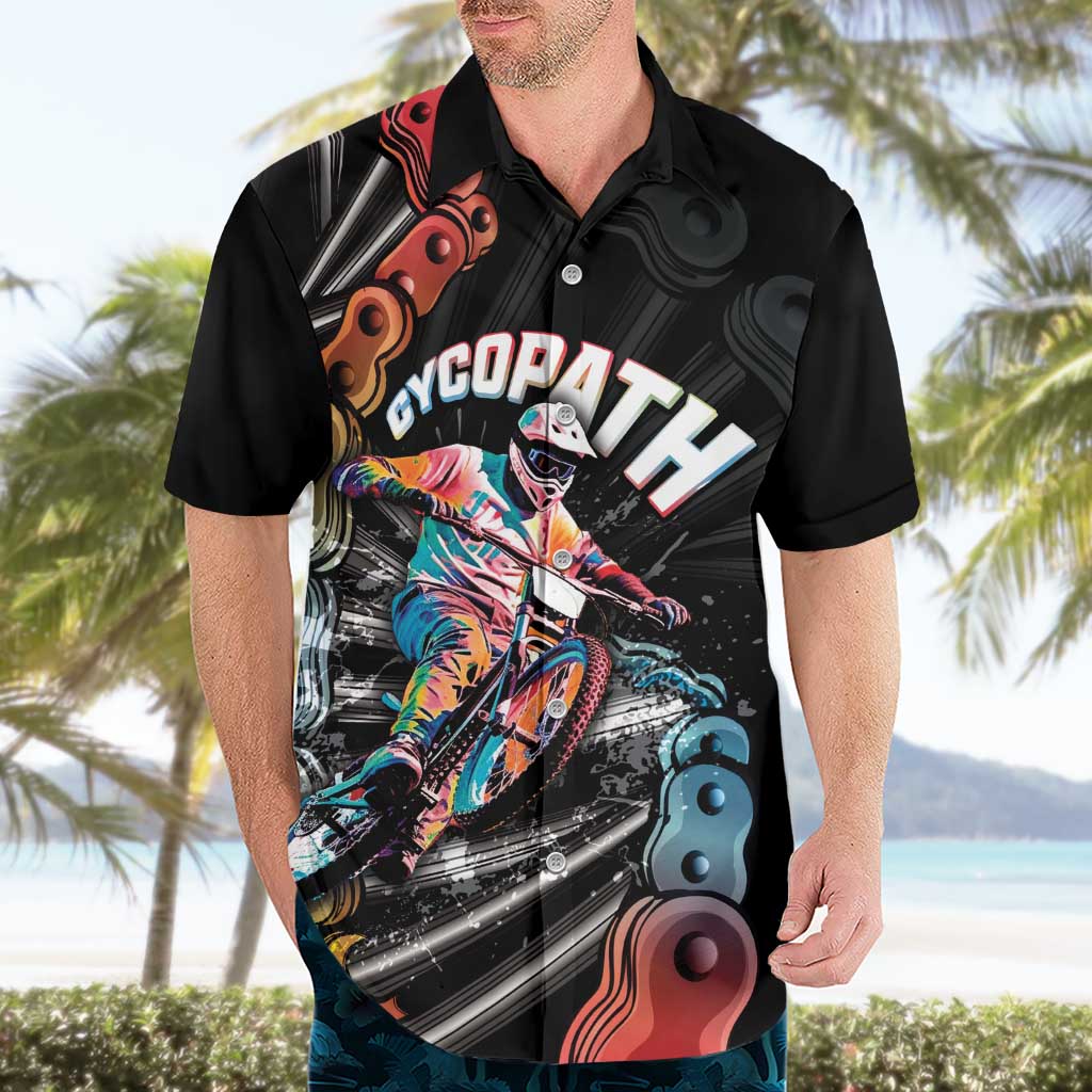 Cycopath Funny Cycling Hawaiian Shirt Cycling lovers - Wonder Print Shop