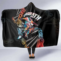 Cycopath Funny Cycling Hooded Blanket Cycling lovers - Wonder Print Shop