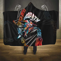 Cycopath Funny Cycling Hooded Blanket Cycling lovers - Wonder Print Shop