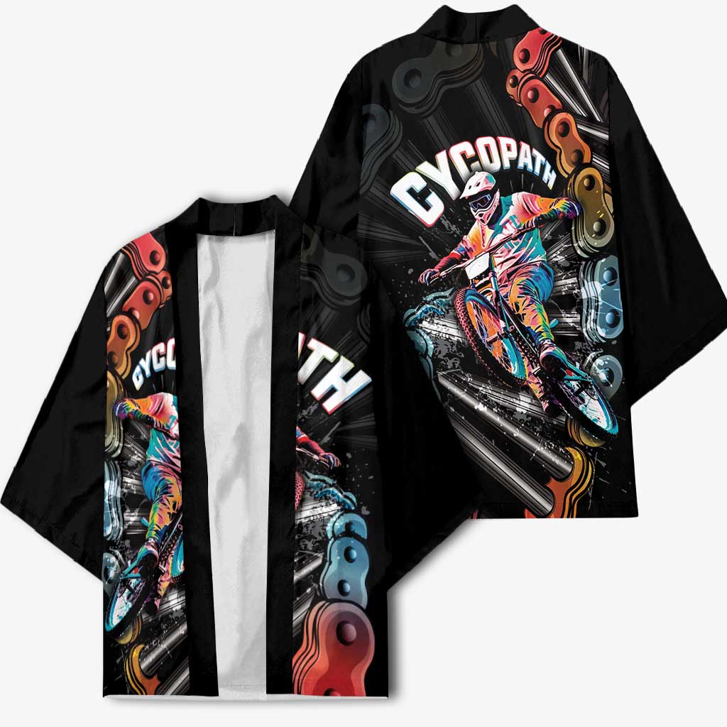 Cycopath Funny Cycling Kimono Cycling lovers - Wonder Print Shop