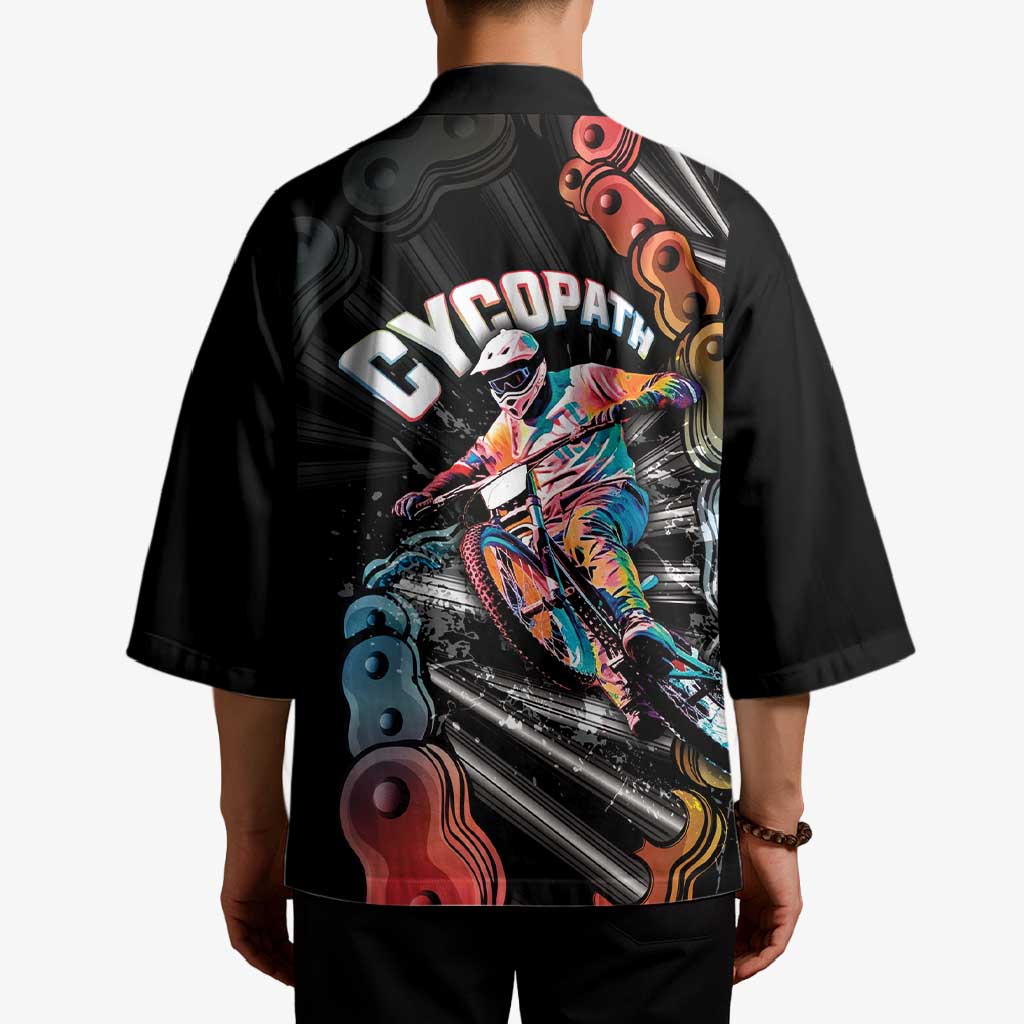Cycopath Funny Cycling Kimono Cycling lovers - Wonder Print Shop