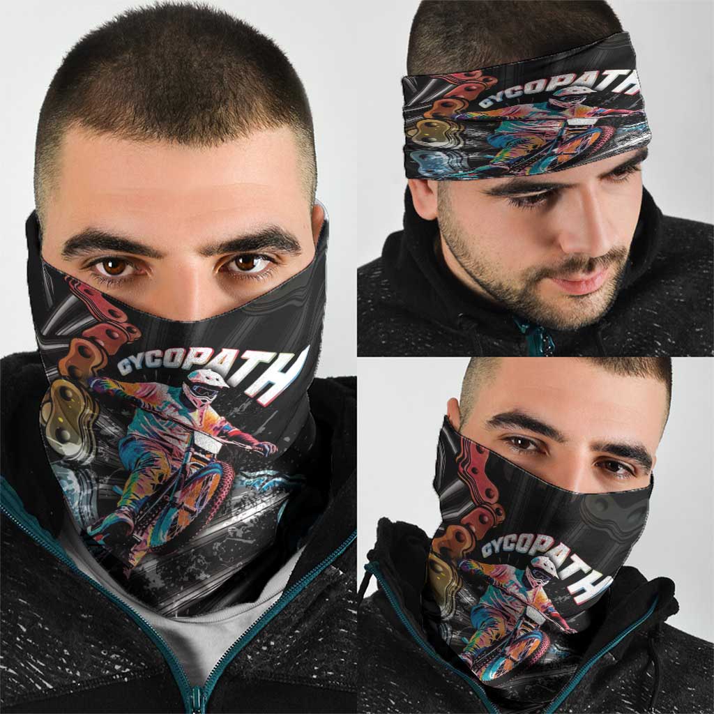 Cycopath Funny Cycling Neck Gaiter Cycling lovers - Wonder Print Shop