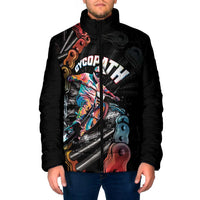 Cycopath Funny Cycling Padded Jacket Cycling lovers - Wonder Print Shop