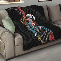 Cycopath Funny Cycling Quilt Cycling lovers - Wonder Print Shop