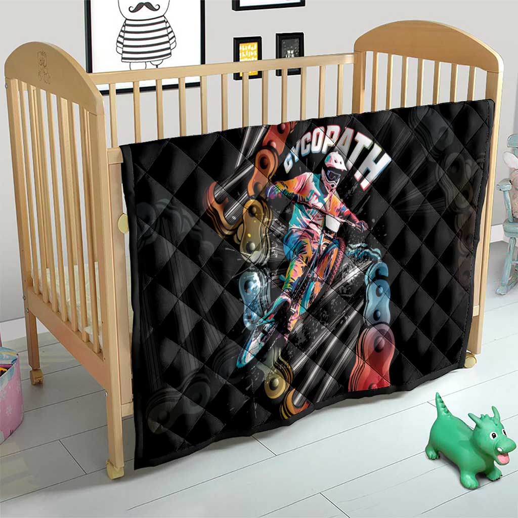 Cycopath Funny Cycling Quilt Cycling lovers - Wonder Print Shop