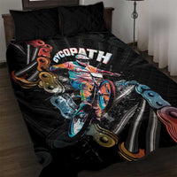 Cycopath Funny Cycling Quilt Bed Set Cycling lovers - Wonder Print Shop
