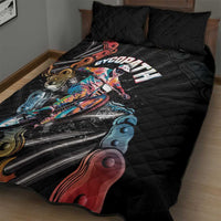 Cycopath Funny Cycling Quilt Bed Set Cycling lovers - Wonder Print Shop