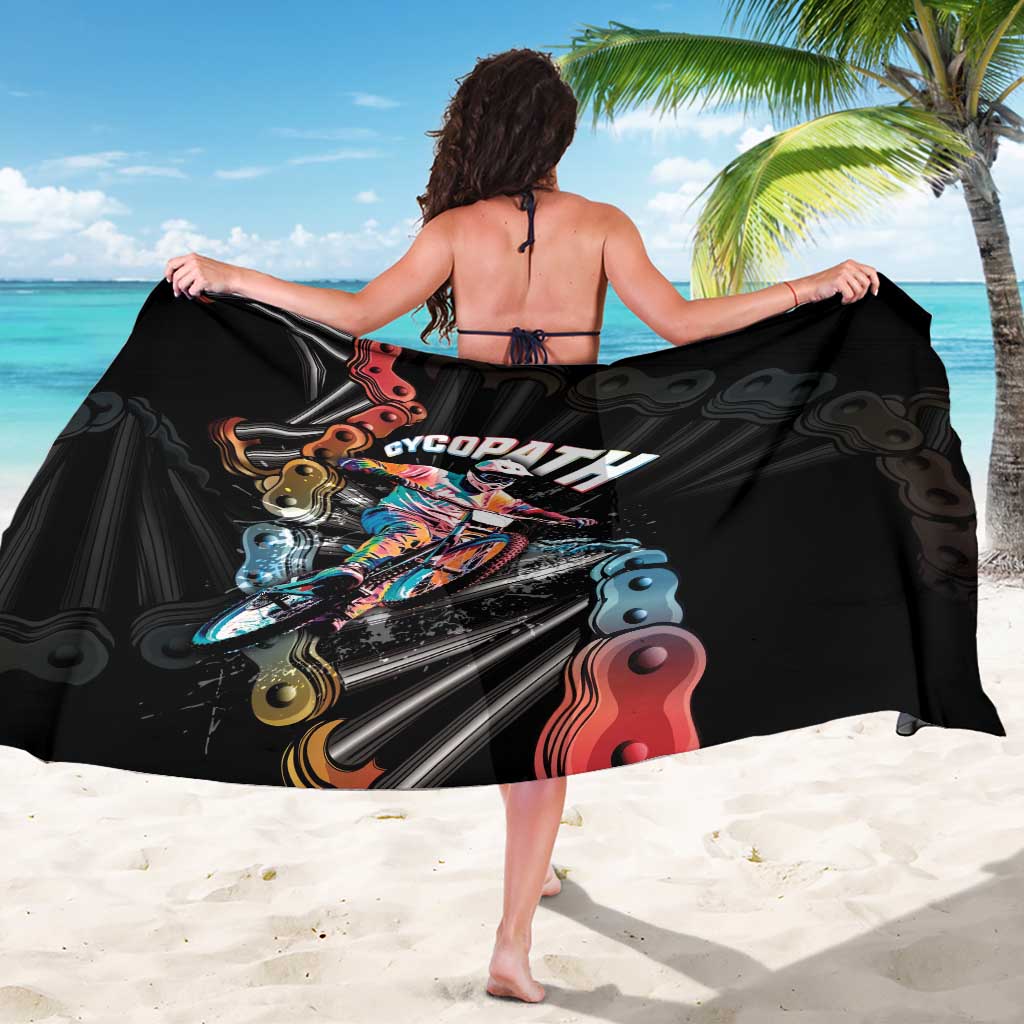 Cycopath Funny Cycling Sarong Cycling lovers - Wonder Print Shop