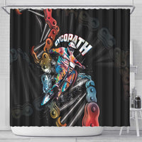 Cycopath Funny Cycling Shower Curtain Cycling lovers - Wonder Print Shop