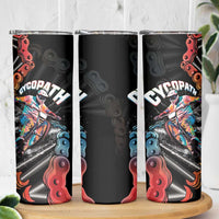 Cycopath Funny Cycling Skinny Tumbler Cycling lovers - Wonder Print Shop