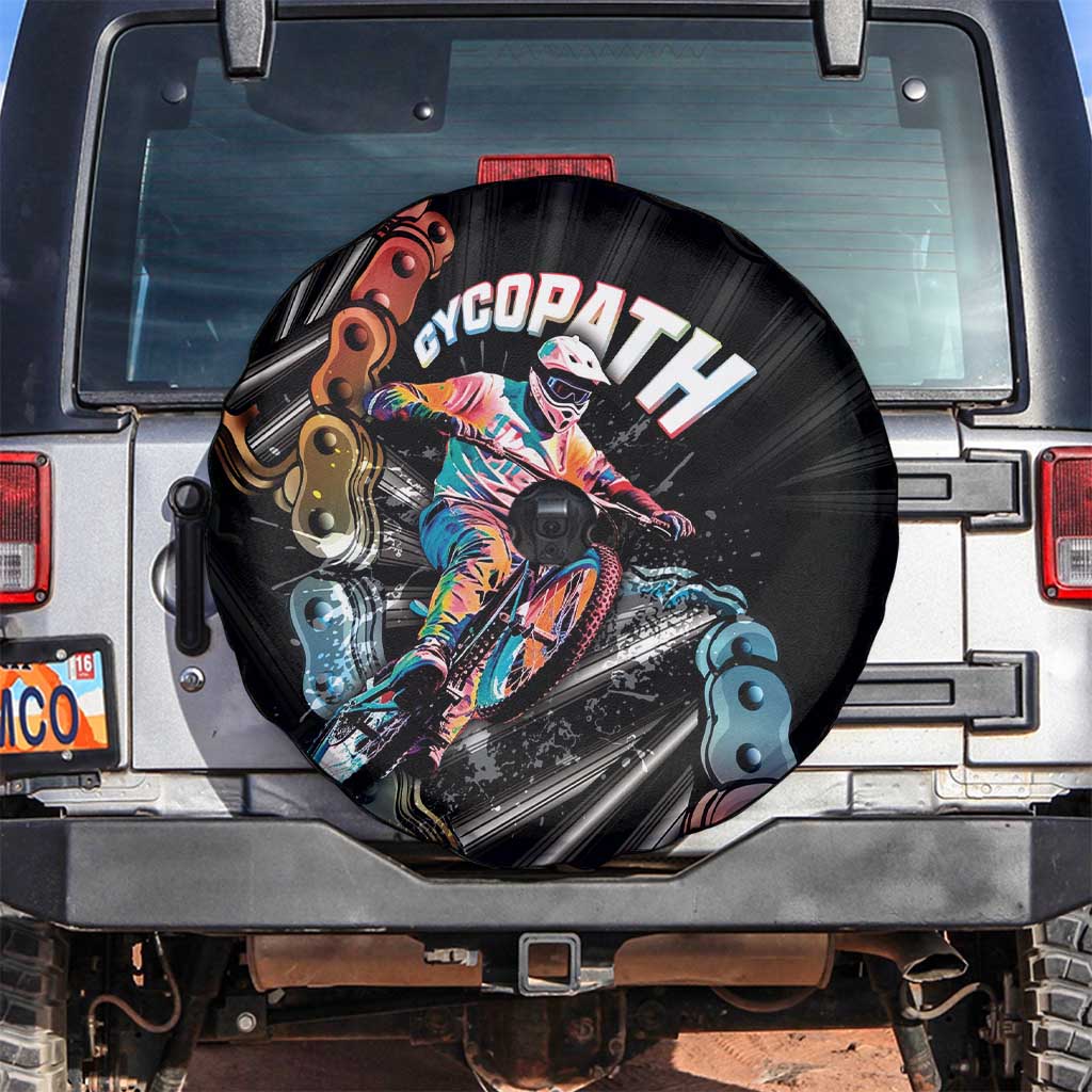 Cycopath Funny Cycling Spare Tire Cover Cycling lovers - Wonder Print Shop