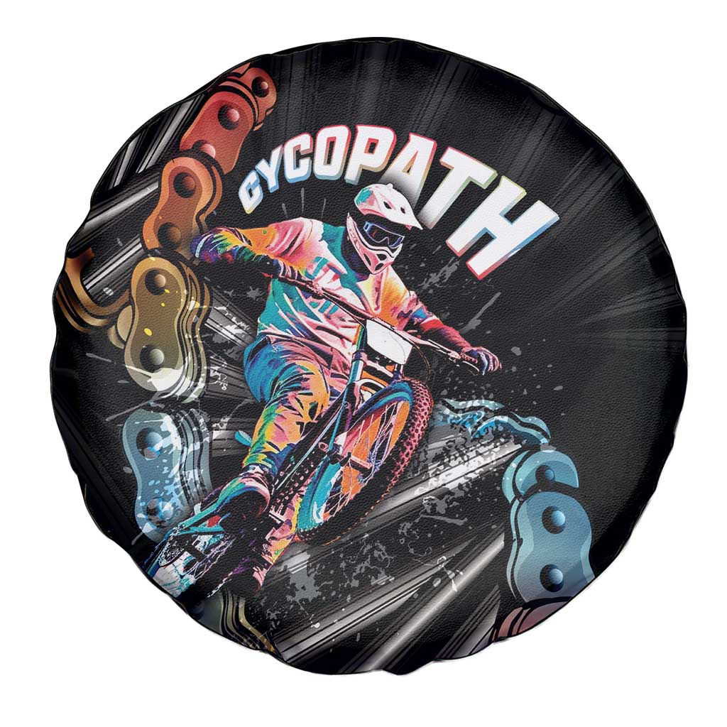 Cycopath Funny Cycling Spare Tire Cover Cycling lovers - Wonder Print Shop