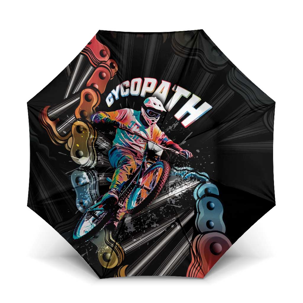 Cycopath Funny Cycling Umbrella Cycling lovers - Wonder Print Shop