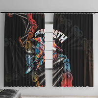 Cycopath Funny Cycling Window Curtain Cycling lovers - Wonder Print Shop