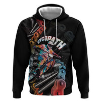 Cycopath Funny Cycling Zip Hoodie Cycling lovers - Wonder Print Shop
