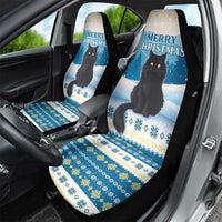 Merry Christmas Yule Cat Car Seat Cover Icelandic Folklore Jolakotturinn LT05 - Wonder Print Shop