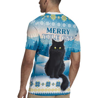 Merry Christmas Yule Cat Rugby Jersey Icelandic Folklore Jolakotturinn LT05 - Wonder Print Shop