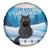Merry Christmas Yule Cat Spare Tire Cover Icelandic Folklore Jolakotturinn LT05 - Wonder Print Shop
