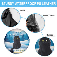 Merry Christmas Yule Cat Spare Tire Cover Icelandic Folklore Jolakotturinn LT05 - Wonder Print Shop