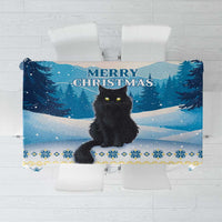 Merry Christmas Yule Cat Tablecloth Icelandic Folklore Jolakotturinn LT05 - Wonder Print Shop