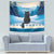 Merry Christmas Yule Cat Tapestry Icelandic Folklore Jolakotturinn LT05 - Wonder Print Shop